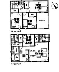 松戸市高塚新田第15　新築戸建 8号棟