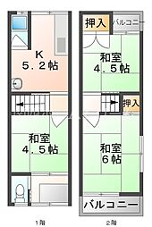 門真市桑才新町の一戸建て