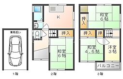 門真市三ツ島2丁目の一戸建て