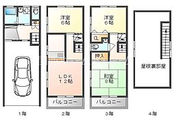 門真市御堂町の一戸建て