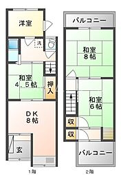 守口市藤田町6丁目の一戸建て