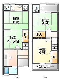 守口市寺方錦通2丁目の一戸建て