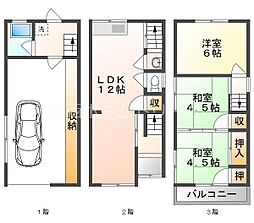 守口市藤田町6丁目の一戸建て