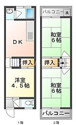 岸和田1丁目2-23貸家(浜崎貸家)
