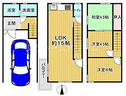 ドリーム岸和田車庫付き戸建て