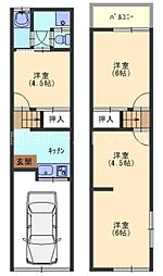 金田町3丁目52-12貸家