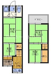 寿町8-7貸家(左から2軒目)