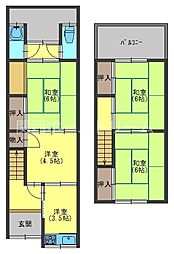 大久保町1丁目19-26貸家