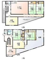 門真市浜町12-16貸家