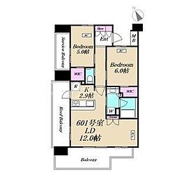 グローリオレジデンス船堀 601