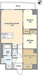 グランカーサ西葛西 203