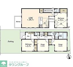 杉並区宮前３丁目の一戸建て
