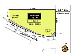 池尻自由丘３丁目 建築条件なし売土地