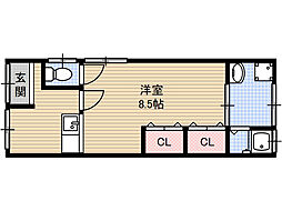 別府3丁目貸家 1号室