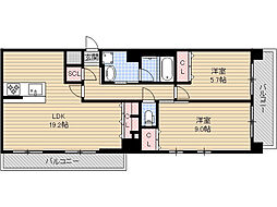 スプランディッド茨木天王 407号室