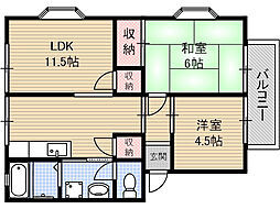 サンビレッジ鮎川B棟 201号室