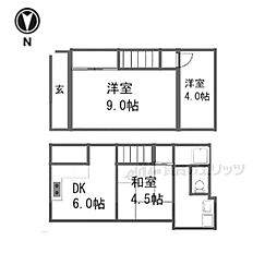 嵐山上海道町1-16貸家