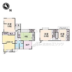 亀岡市篠町篠八幡裏の一戸建て