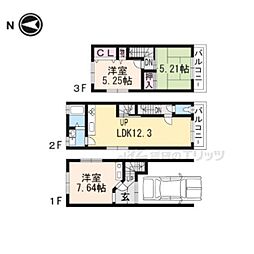 京都市西京区桂乾町の一戸建て