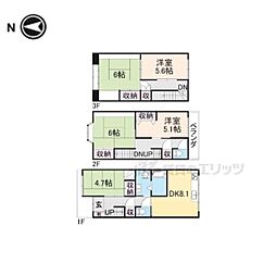京都市右京区嵯峨甲塚町の一戸建て