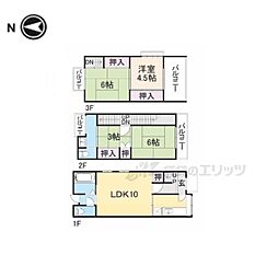 京都市右京区嵯峨野開町の一戸建て