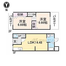 京都市右京区太秦安井二条裏町の一戸建て