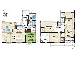 下野市駅東２丁目　１期　未完成　１号棟