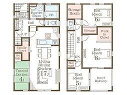 下野市小金井　第５　未完成　３号棟