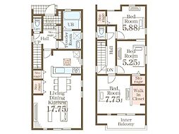 下野市小金井　第５　未完成　４号棟