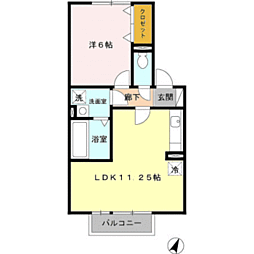 クレール森田　B 202