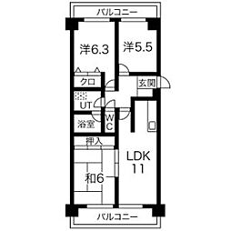 ライオンズマンション杁中ガーデンD棟 318