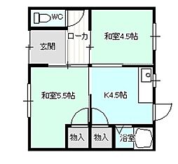 中郷2-203貸家