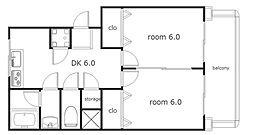 第1高杉マンション 4B