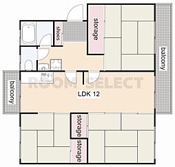 藤の木団地8棟 404