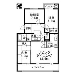 グランデ亀の井 202