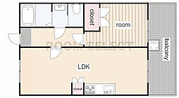 佃マンション 5E