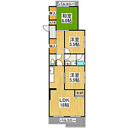 シャトー鹿子 1E