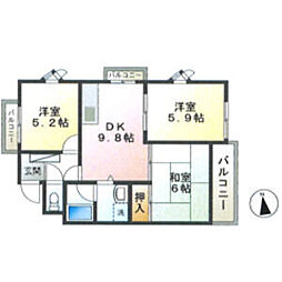 パールハイツ大森金城学院前 2D