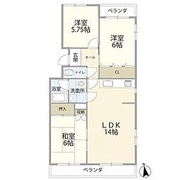 ユニーブル第2星ヶ丘B棟 201