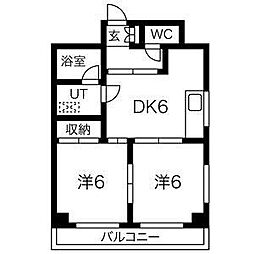 ハニーハイツ渡辺II　　城代荘 601