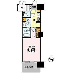 ロイヤルパークスＥＲささしま　WEST 809
