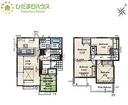 北本市西高尾5丁目　3期　新築一戸建て　ブルーミングガーデン