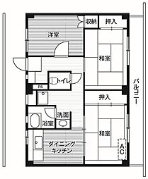 ビレッジハウス迎田2号棟 0203