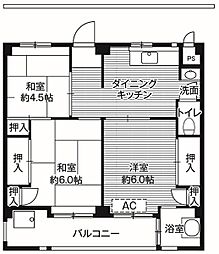 ビレッジハウス愛生3号棟 0203