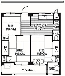 ビレッジハウス栗ヶ沢6号棟 0203