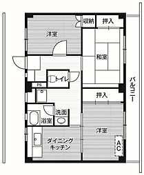 ビレッジハウス迎田2号棟 0302