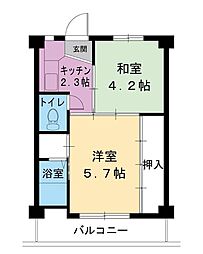 ビレッジハウス下九沢2号棟 0101