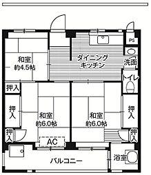ビレッジハウス愛生1号棟 0202
