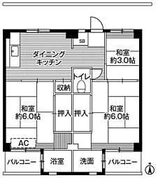 ビレッジハウス勝田4号棟 0203