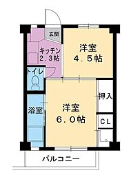 ビレッジハウス早野2号棟 0205